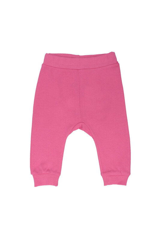 Lamb Embroidered Baby Single Bottom 1042 | Pink - Thumbnail