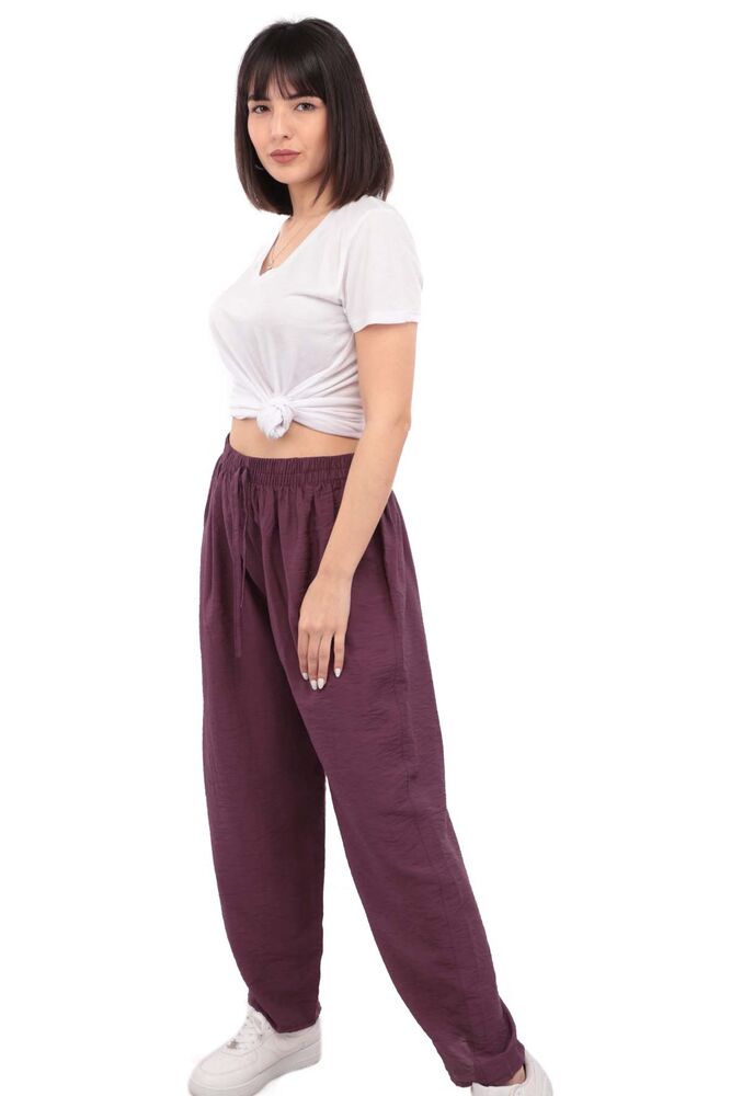 Woman Wide Leg Pants | Purple