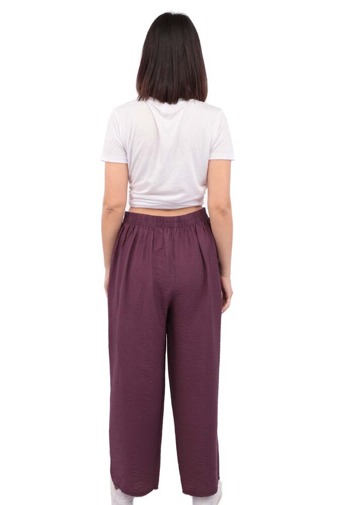 Woman Wide Leg Pants | Purple