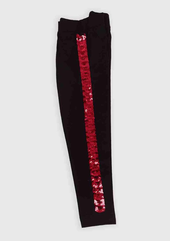 Shimmery Girl Leggings | Red