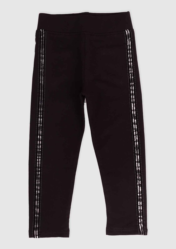 SİMİSSO - Glittery Girl Leggings 163 | Black