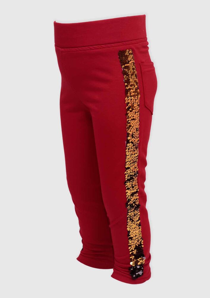 Glittery Girl Leggings 156 | Red