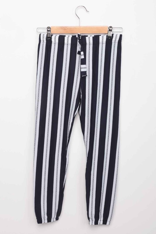 Elastic Leg Girl Pants | Ultramarine - Thumbnail