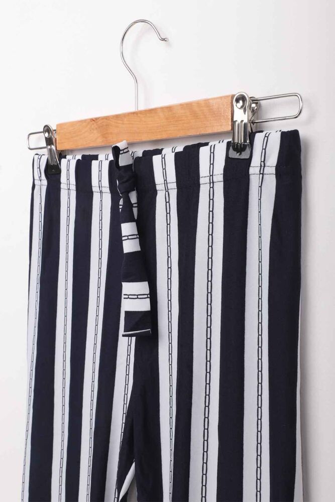 Elastic Leg Girl Pants | Ultramarine