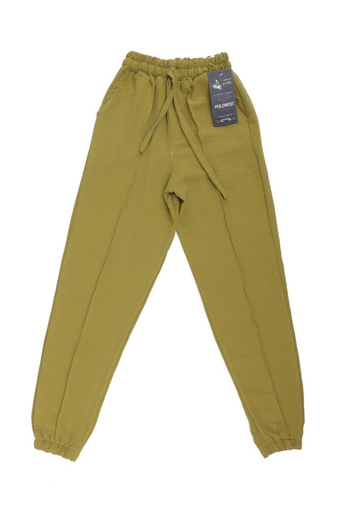 Girl Pants | Natural Green
