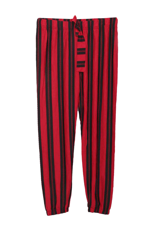 Elastic Leg Girl Pants | Red - Thumbnail