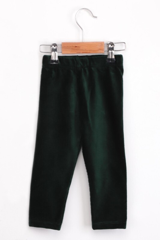 TİMİ KİDS - Velvet Girl Leggings | Emerald