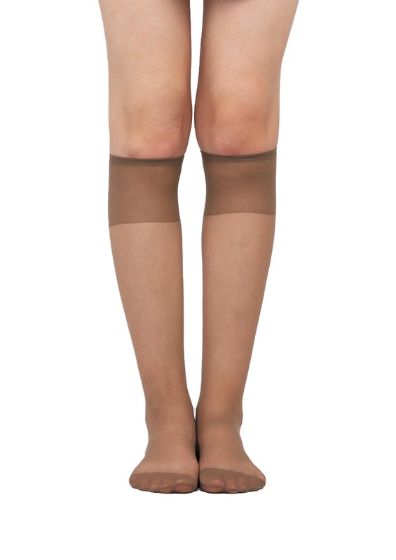 Penti 15 Super Mat Low-Knee Socks | Mink - Thumbnail