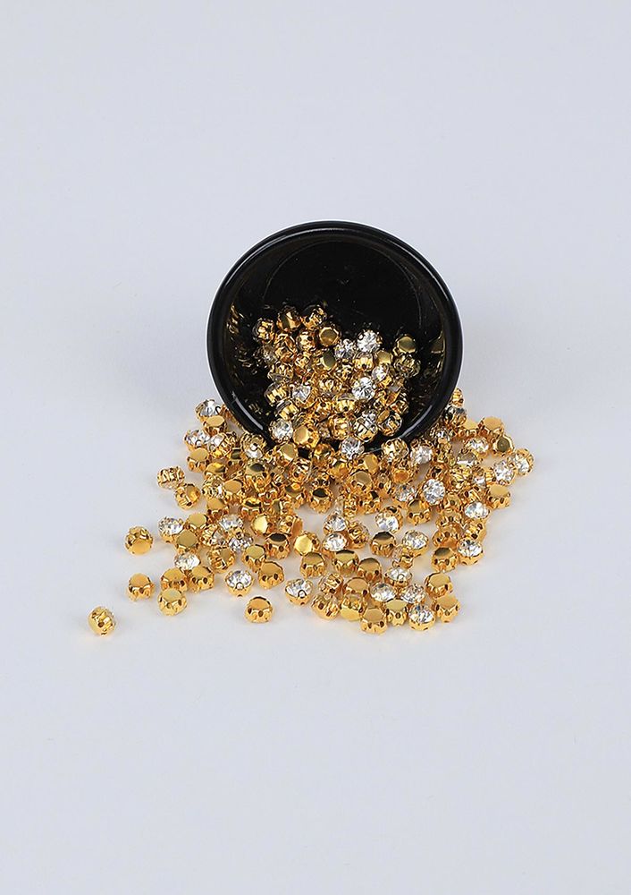 Стразы в металлической основе Simisso 650/золотой 