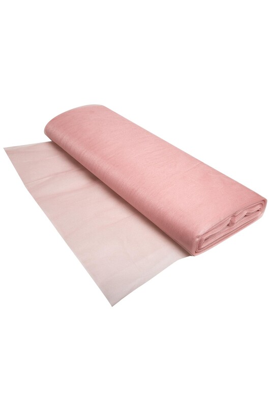 SİMİSSO - Kristal Tül 1 Metre | Koyu Pudra