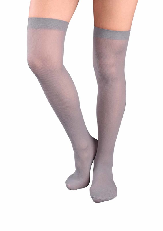 MÜJDE - Müjde High Bulk Elastic Socks 70 013 | Gray