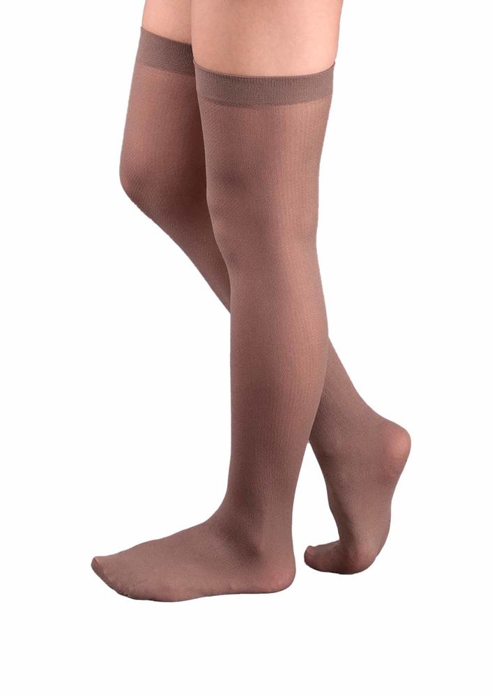 Müjde High Bulk Elastic Socks 70 013 | Mink