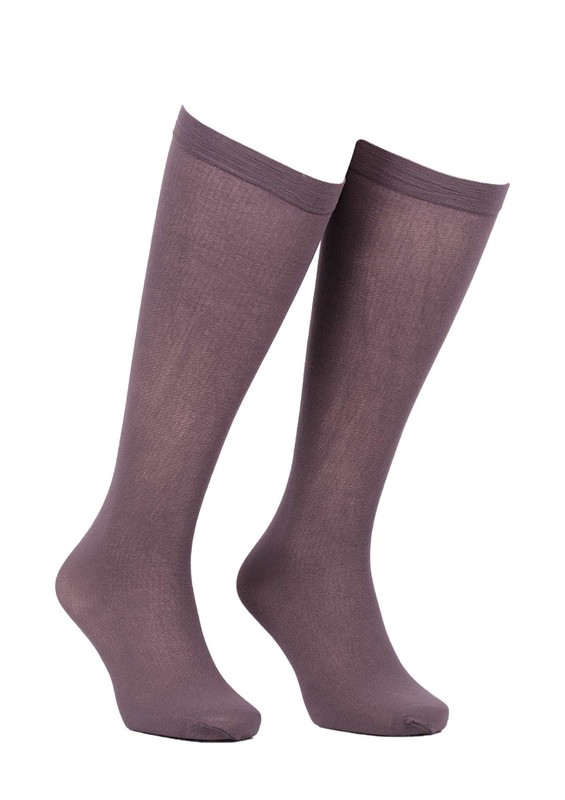 MÜJDE - Müjde High Bulk Elastic Socks 70 013 | Brown