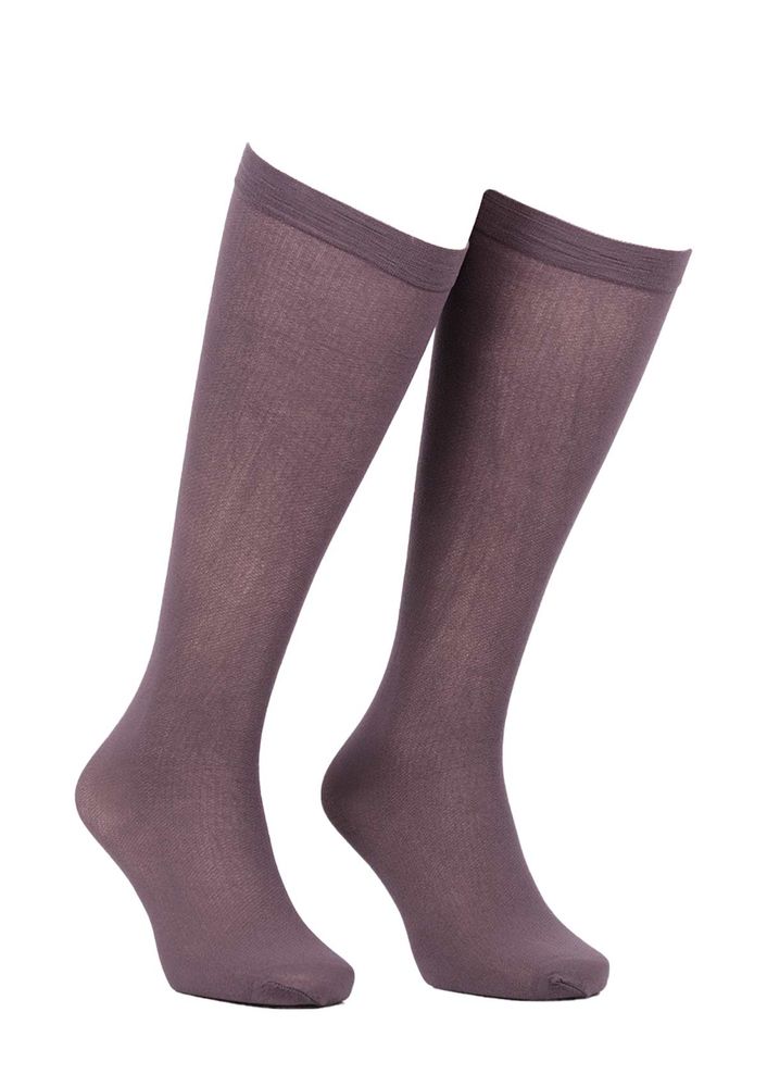 Müjde High Bulk Elastic Socks 70 013 | Brown