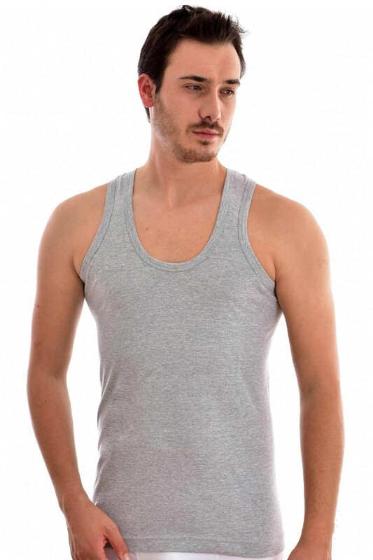 SEHER YILDIZI - Seher Yıldızı Man Cotton Undershirt 0001 | Gray