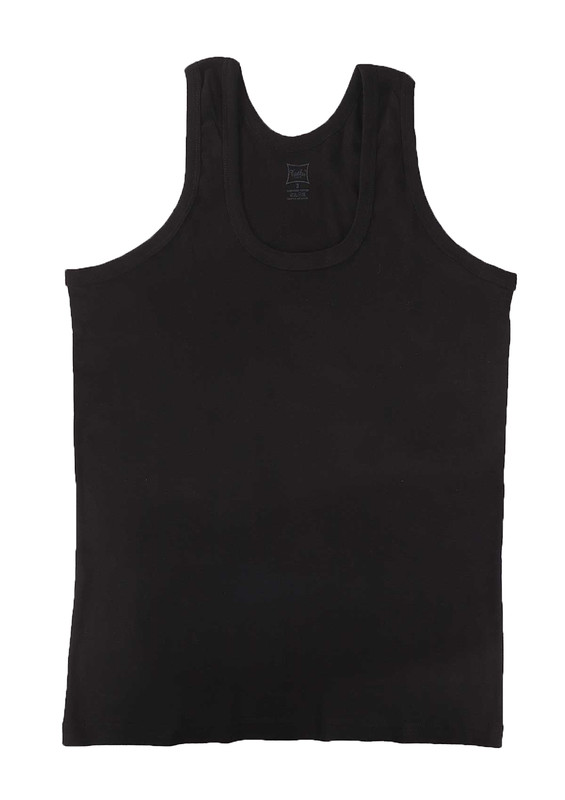 Tutku Ribana Man Undershirt 102 | Black - Thumbnail