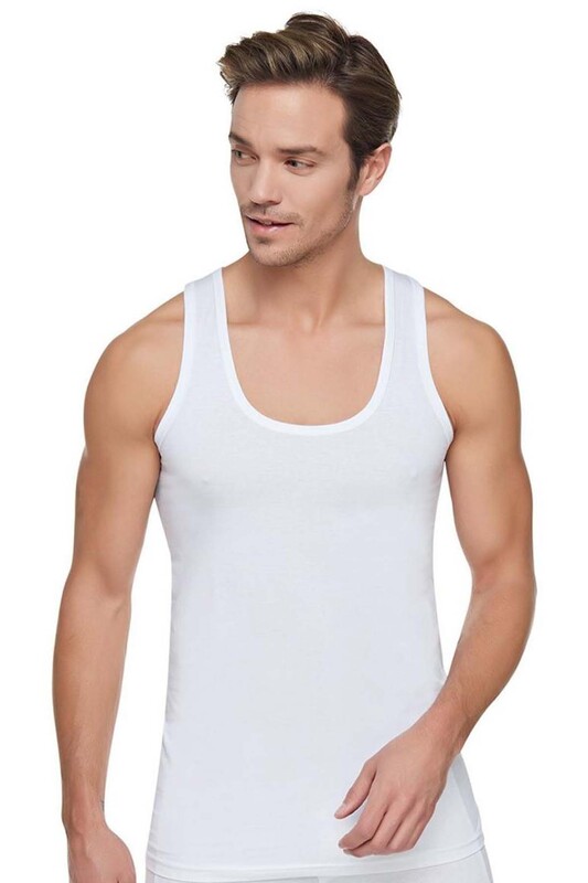 TUTKU - Tutku Cotton Man Undershirt 101 | White