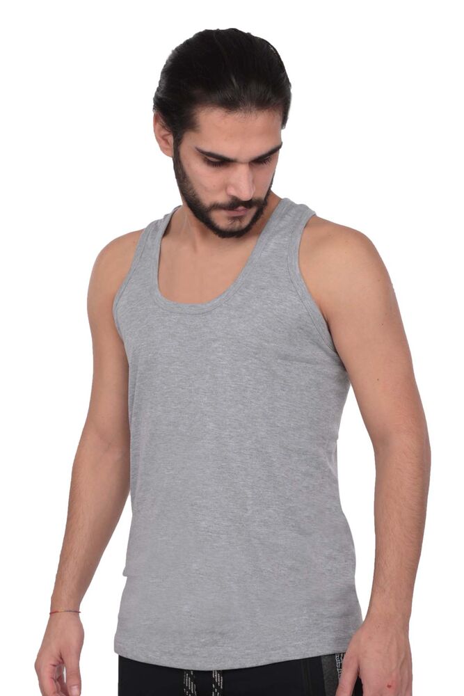 Tutku Man Ribana Undershirt 102 6 Pack | Gray