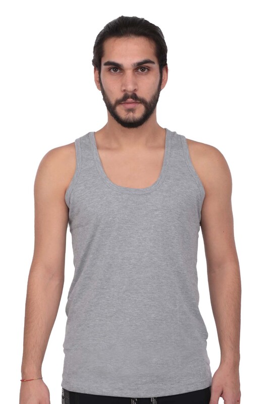 TUTKU - Tutku Man Ribana Undershirt 102 6 Pack | Gray
