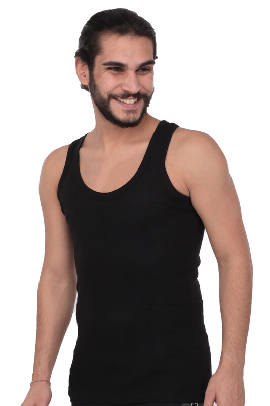 TUTKU - Tutku Man Ribana Undershirt 102 3 Pack | Black