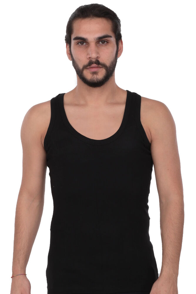 Tutku Man Ribana Undershirt 102 3 Pack | Black