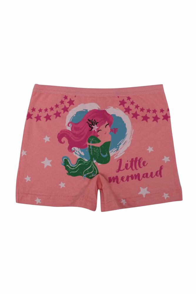 Mermaid Printed Lycra Girl Boxer 5023 | Light Pink