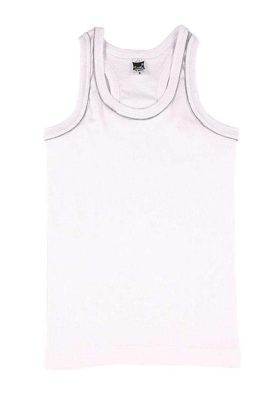 Tutku Kid Sports Undershirt 130 | White - Thumbnail