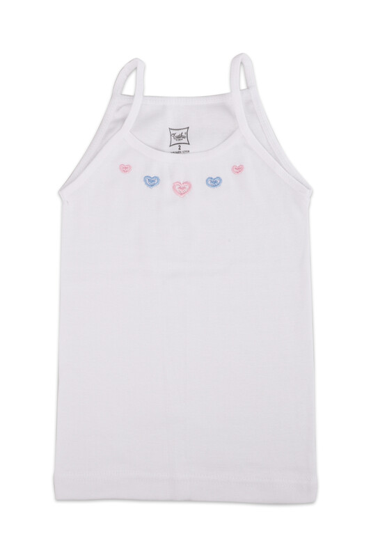 TUTKU - Tutku Girl Strappy Undershirt 165 | White