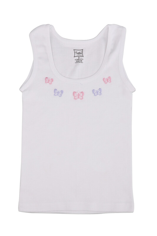 TUTKU - Tutku Girl Strappy Undershirt 166 | White
