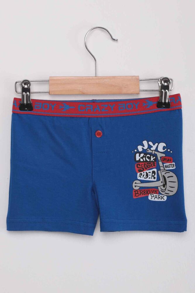Tutku Scooter Printed Boy Boxer 253 | Sax