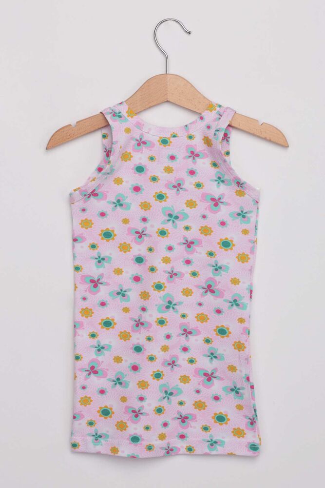 Tutku Elastane Wide Strap Sun Patterned Girl Athlete | Pink