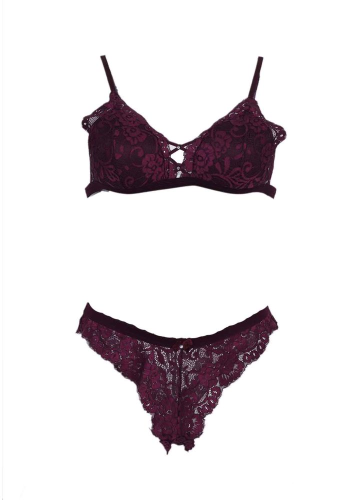 Cottonhill Sütyen Takımı 1819 | Mürdüm