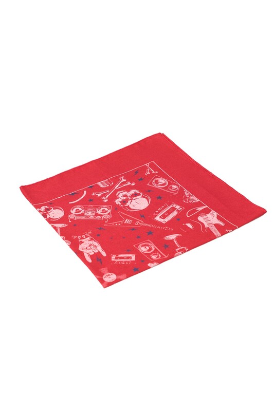 GÜLŞEN - Baskılı Bandana 03 | Kırmızı