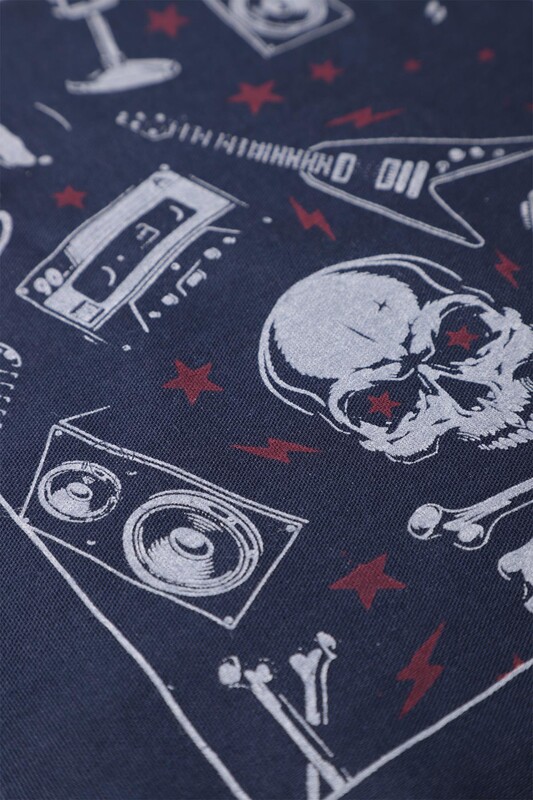 Baskılı Bandana 03 | Lacivert - Thumbnail