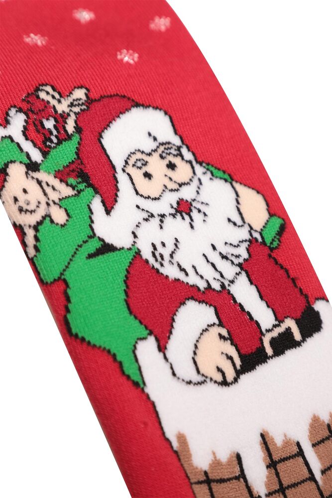 Dündar Kadın Yılbaşı Çorabı 8504 | kırmızı yeşil