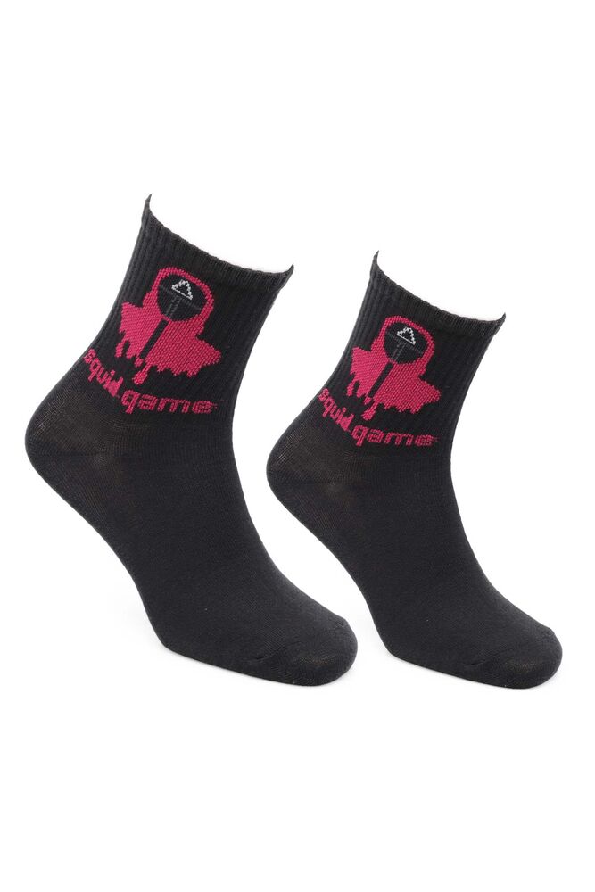 Squid Game Colorful Short Socks | Black