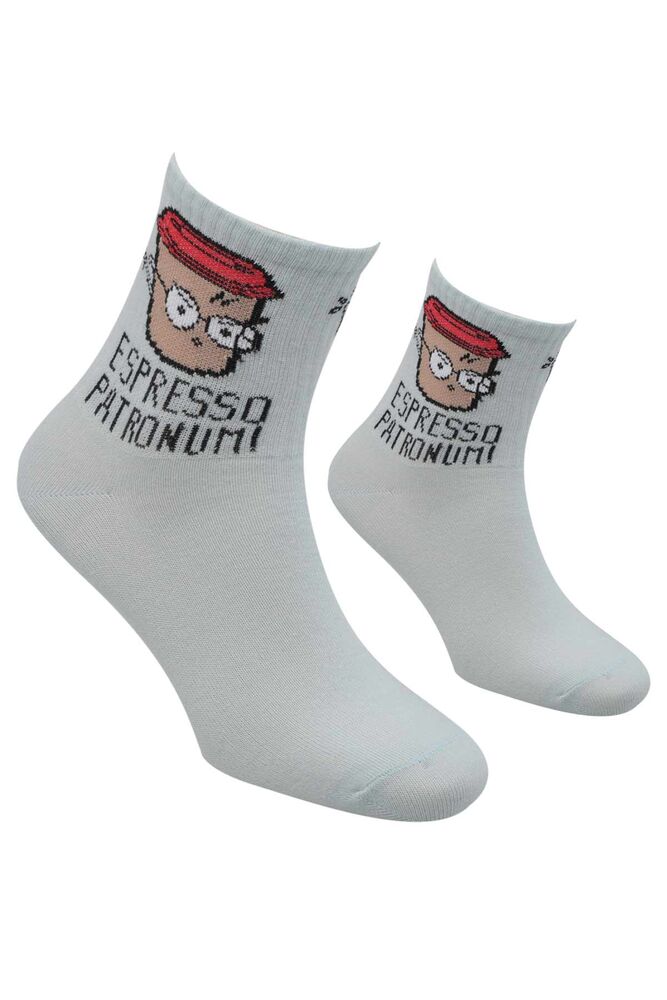 Espresso Patronum Printed Athletic Socks | Mint