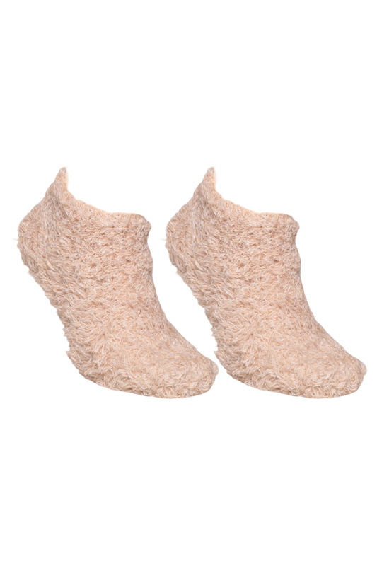 MOZAİK - Kadın Peluş Çorap 30300 | Bej