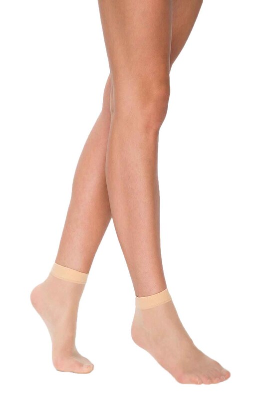 PENTİ - Penti 15 Super Mat Short Socks | Light Tan