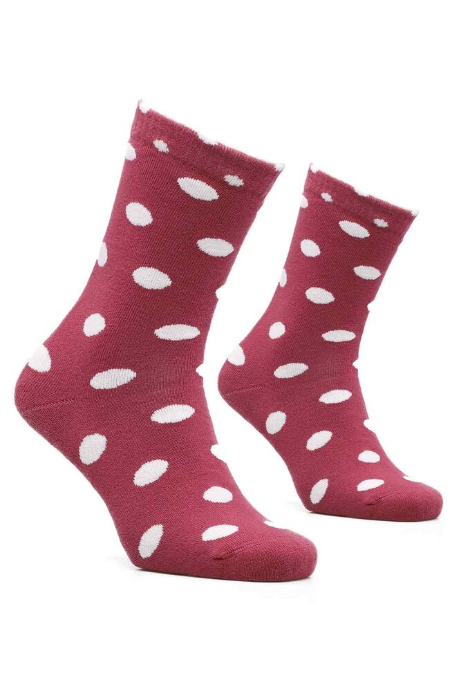 Zambezi Woman Towel Socks 24628 | Dusty Rose