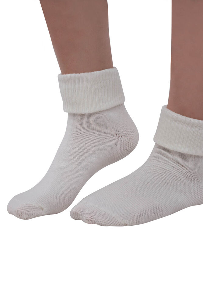 Sahab Woman Boot Socks 48100 | Ecru