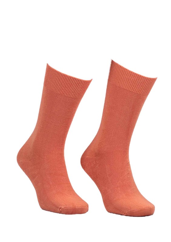 Kadın Bambu Çorap 514 | Turuncu - Thumbnail