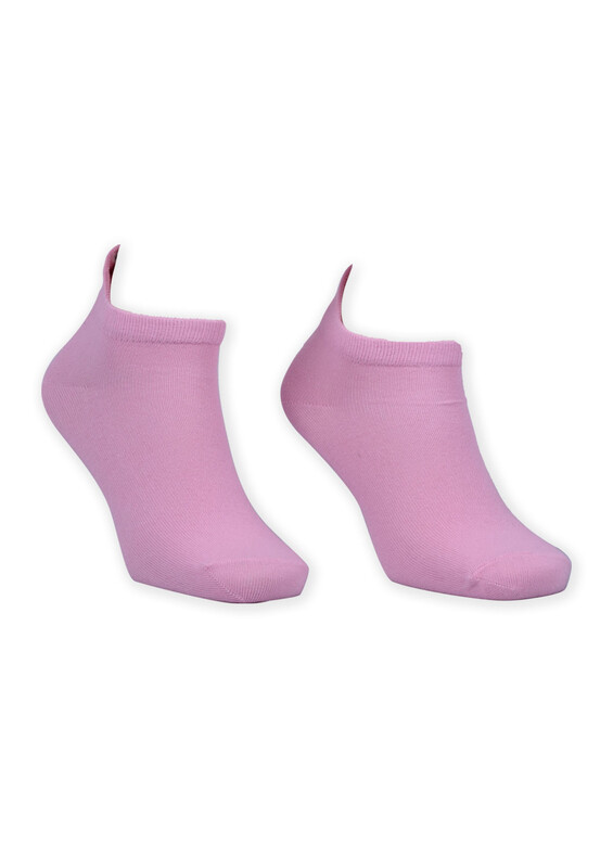 SİMİSSO - Embroidery Patterned Women Socks | Pink