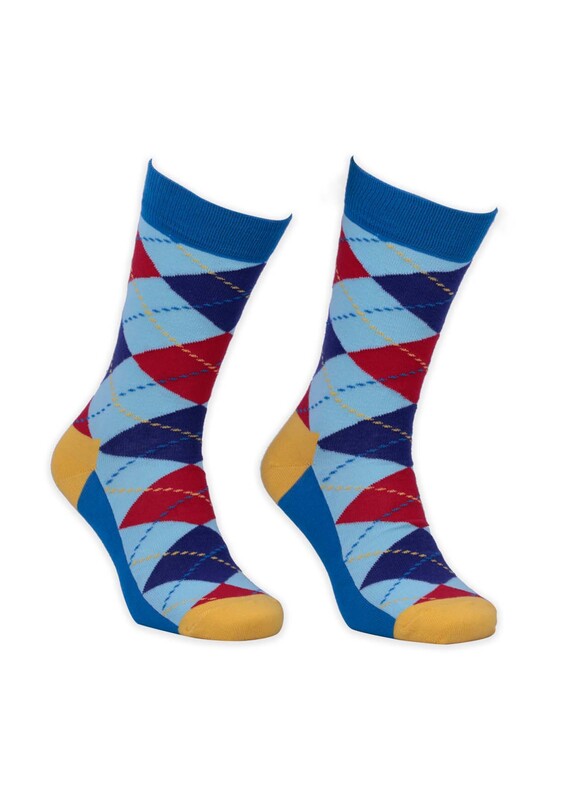 SİMİSSO - Argyle Woman Socks 002