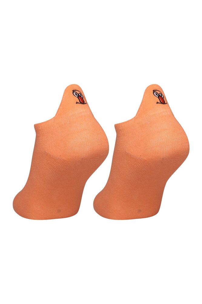 Embroidered Patterned Woman Short Socks | Light Pink