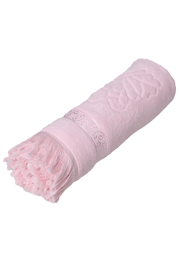 Saçaklı El ve Yüz Havlusu 50x90 8980 | Pembe