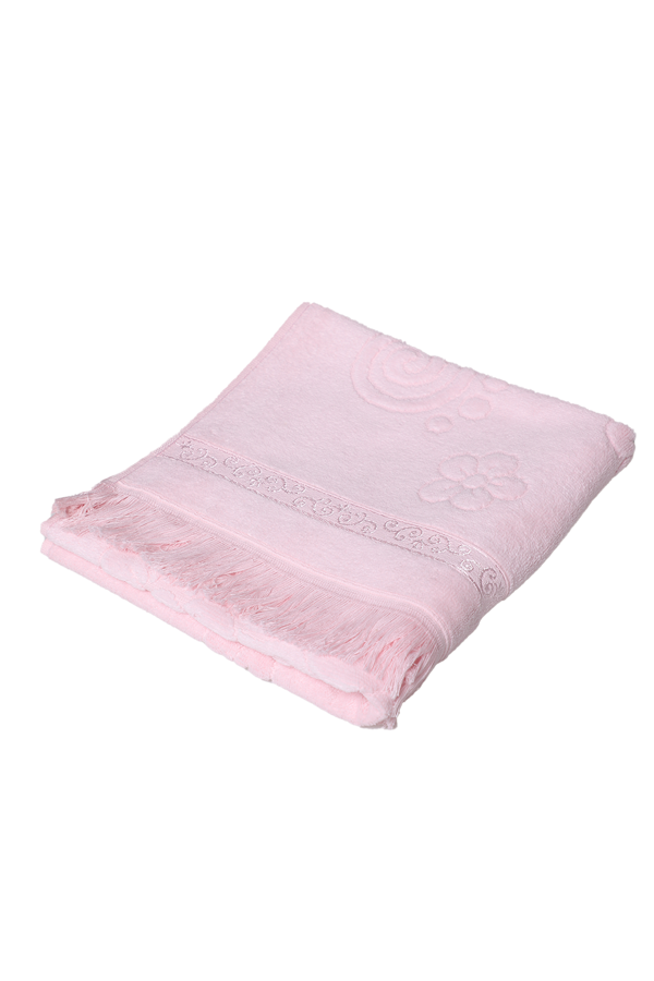Saçaklı El ve Yüz Havlusu 50x90 8980 | Pembe
