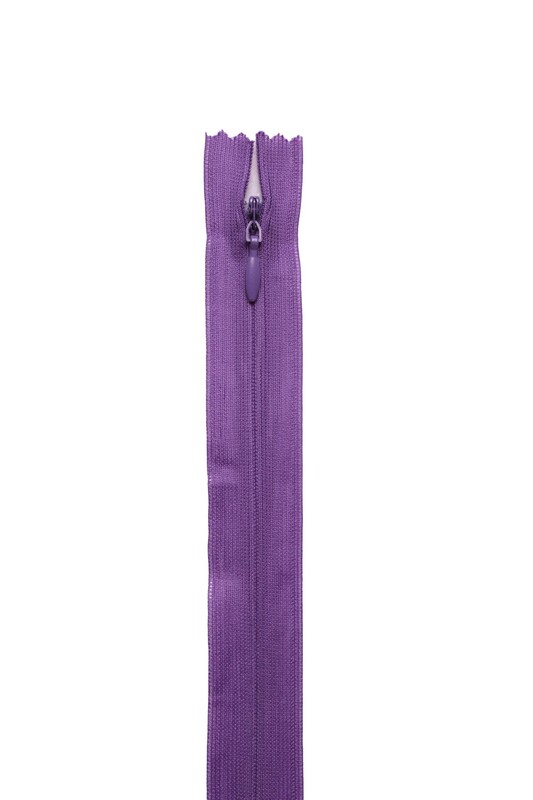 SİMİSSO - Gizli Etek Fermuarı 37 Mor 20 cm