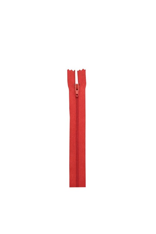 SİMİSSO - Etek Fermuarı 18 cm Kiremit