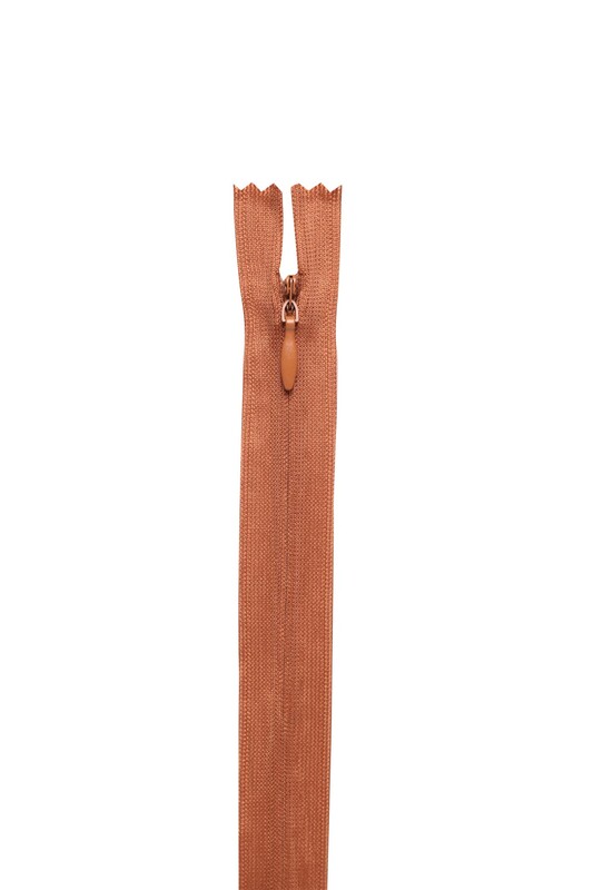 SİMİSSO - Gizli Elbise Fermuarı 31 Kahve 50 cm